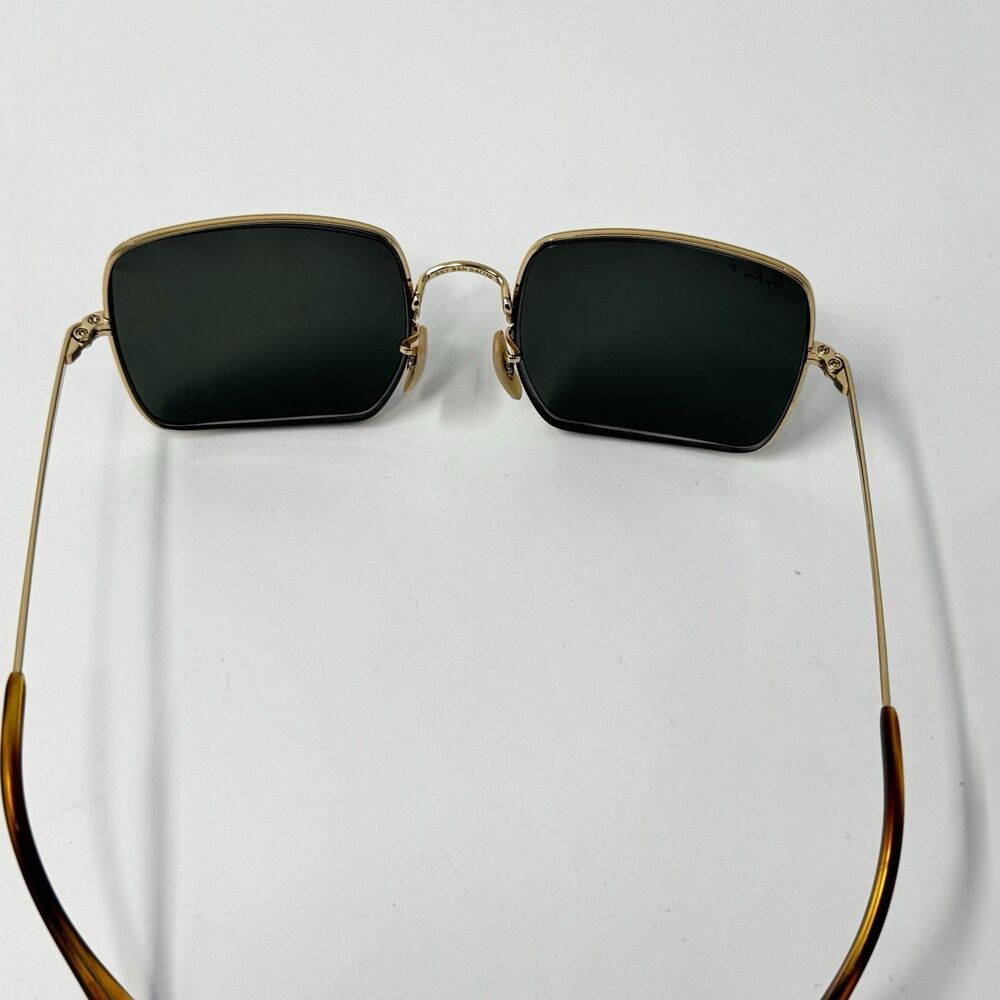 Ray-Ban RB1971 Square 9147/51 Gold Polarized Sunglass Frames 54-19-145 - Picture 4 of 8